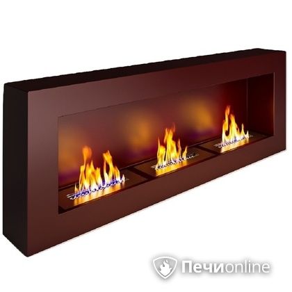 Биокамин ЭкоЛайф Fire Line black burgundy Арома в Самаре